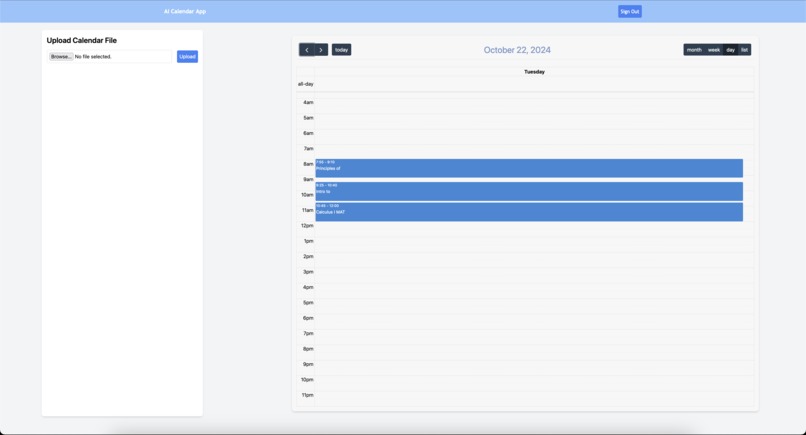 CumulativeCalendar – screenshot 1