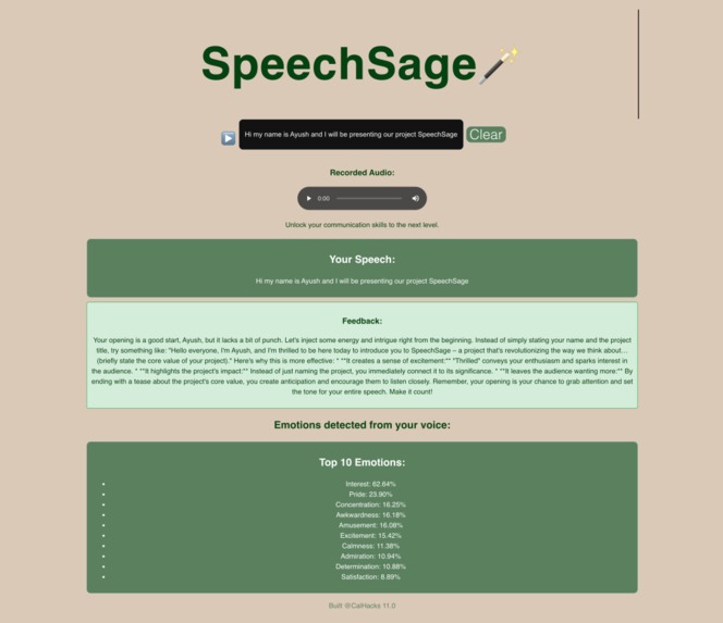 SpeechSage – screenshot 2