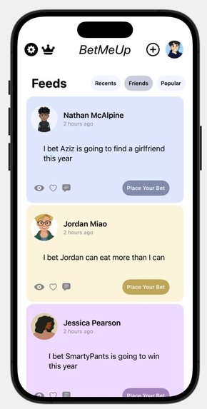 BetMeUp – screenshot 1