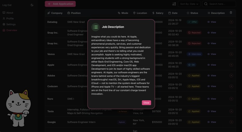 JobCat – screenshot 6
