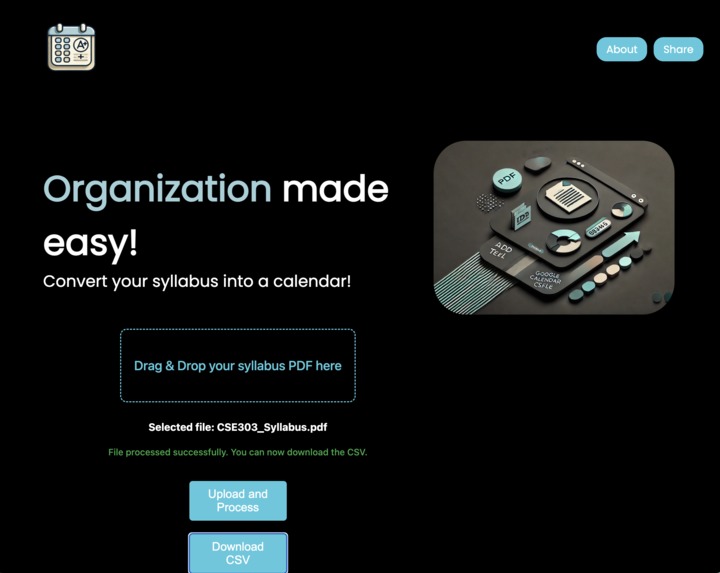 SyllyCal – screenshot 1