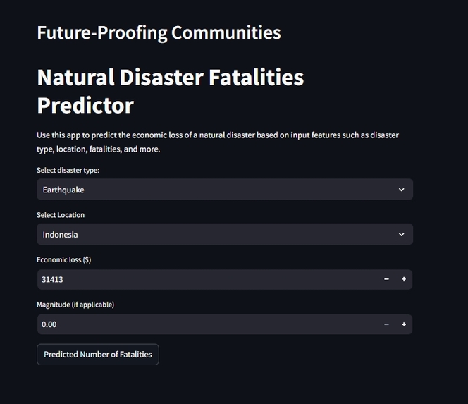 Natural Disaster Risk Management with AI/ML – screenshot 2