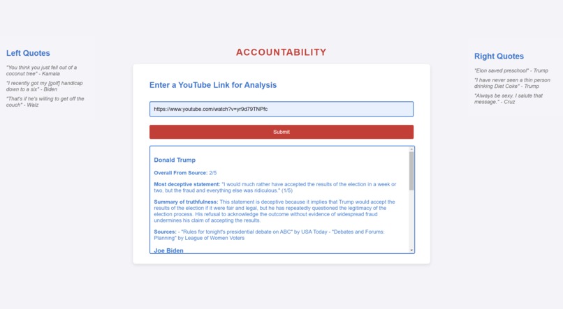 Accountability – screenshot 1