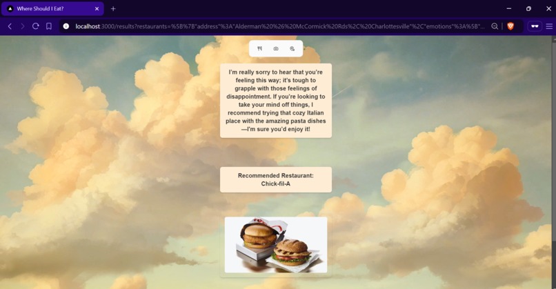 Where Should I Eat? – screenshot 2