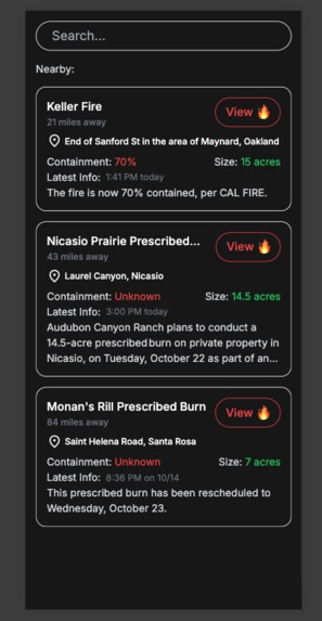 Blaize - Realtime Intelligent Wildfire Information – screenshot 1