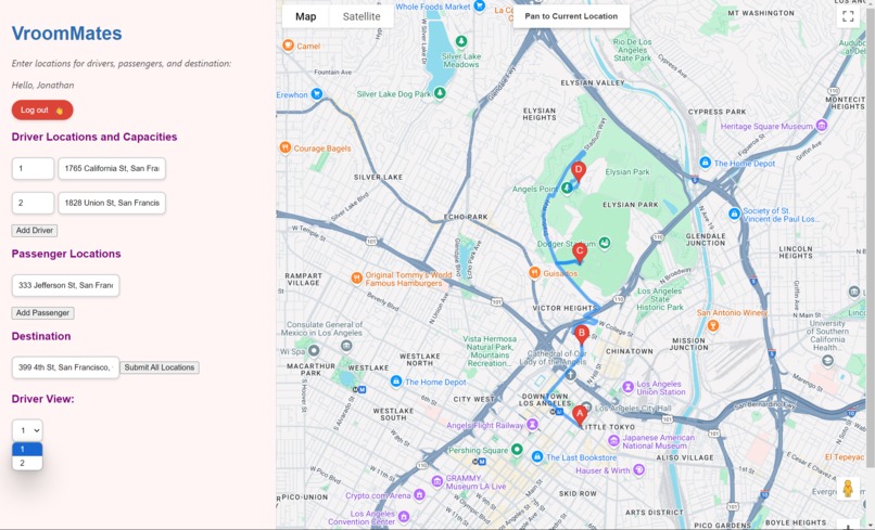 VroomMates – screenshot 1
