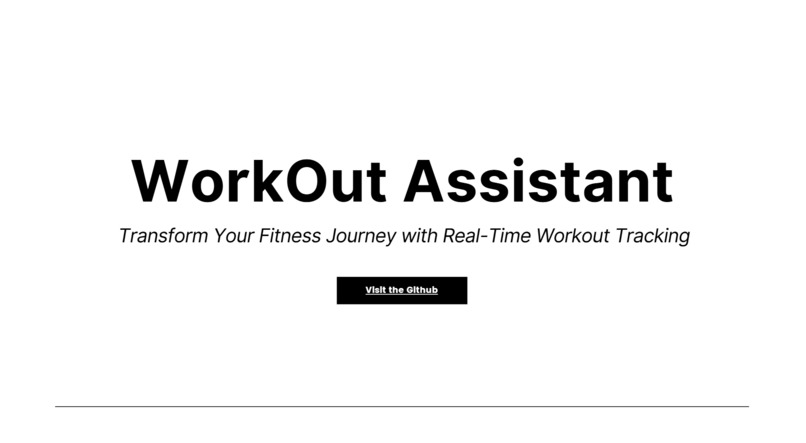 Workout Assistant – screenshot 1