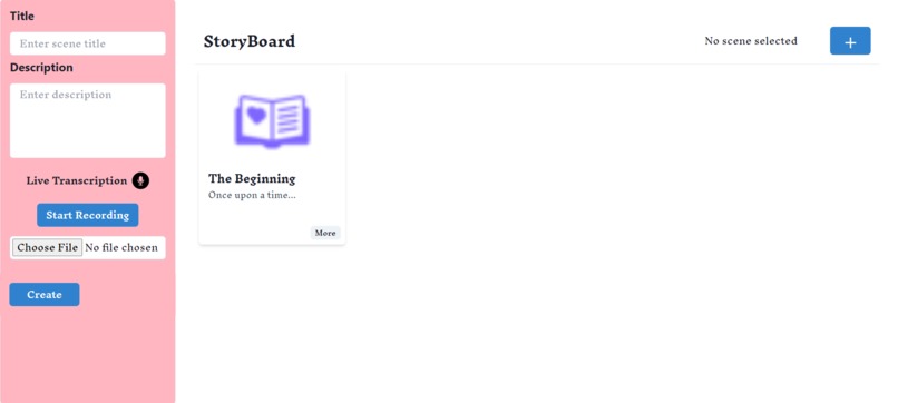 Storyboarding – screenshot 1