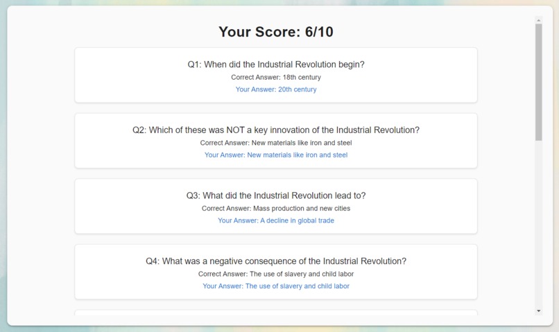 Quizcribe – screenshot 4