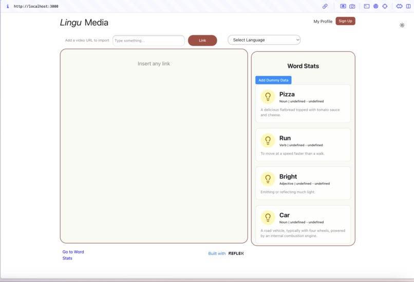 LinguaMedia – screenshot 1