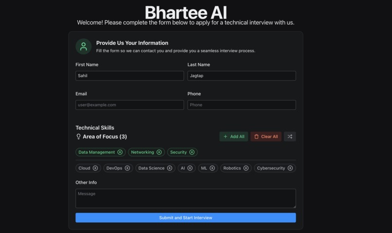 Bhartee AI – screenshot 1