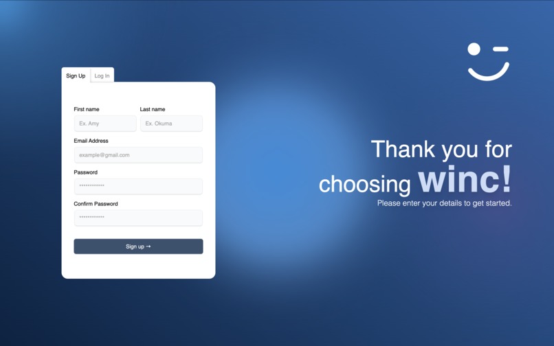WINC – screenshot 2