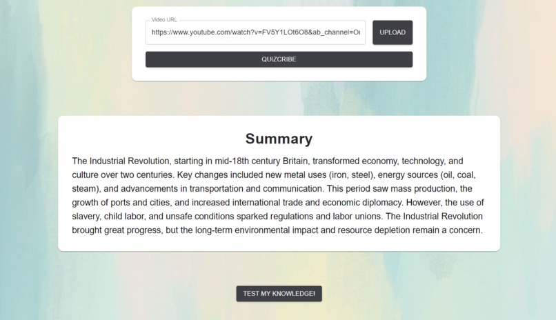 Quizcribe – screenshot 2