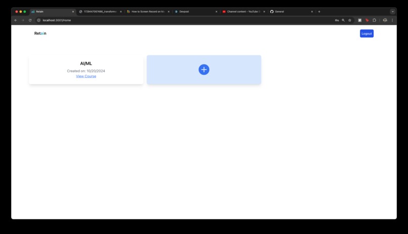RetAIn – screenshot 2