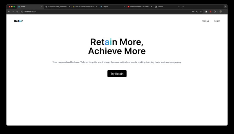 RetAIn – screenshot 3