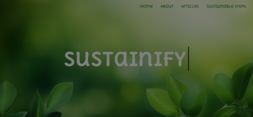 Sustainify – screenshot 1