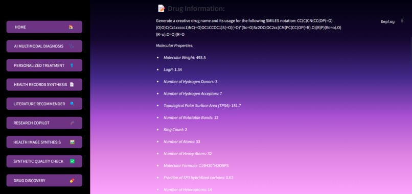 GenAI Medical Research, Treatment and Research Copilot – screenshot 24