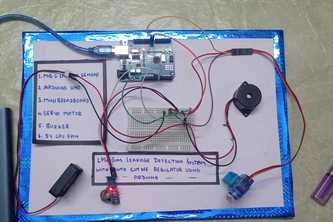LPG  leakage detection system with using Arduino