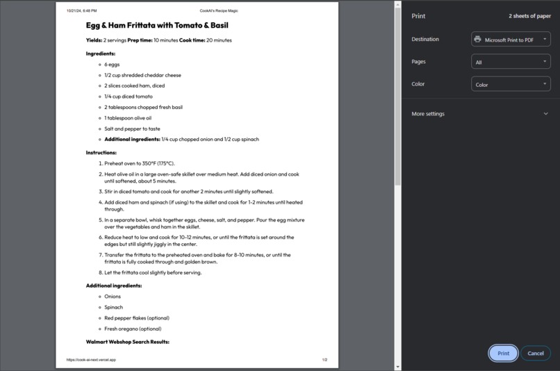 CookAI's Recipe Magic – screenshot 6