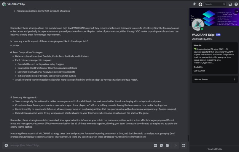 VALORANT Edge: Multimodal & Multipurpose AI-agent  – screenshot 16