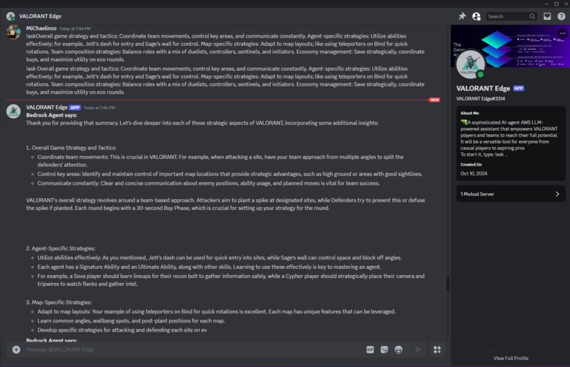 VALORANT Edge: Multimodal & Multipurpose AI-agent  – screenshot 4