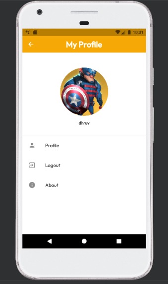 Social Media Application – screenshot 5