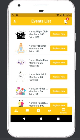 Social Media Application – screenshot 4