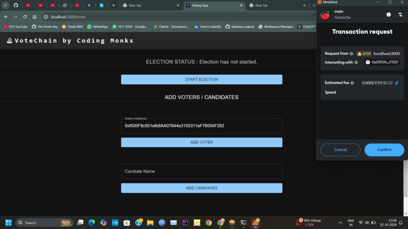 VoteChain – screenshot 2
