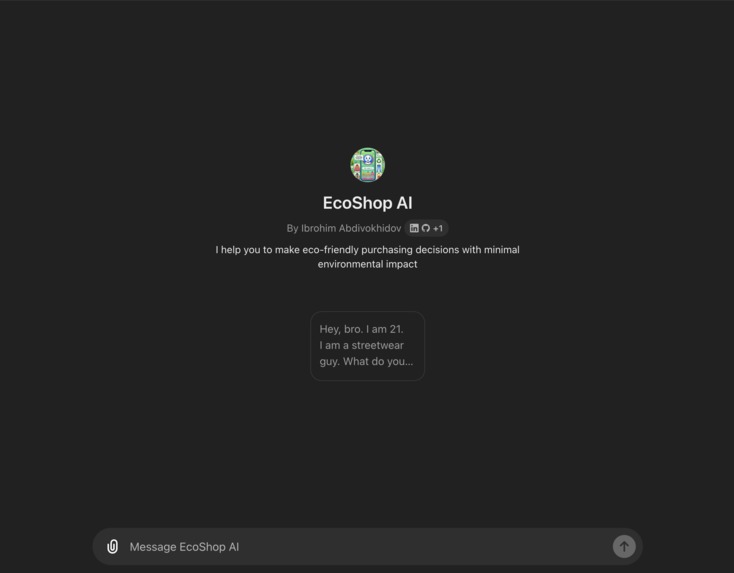 EcoShop AI – screenshot 2