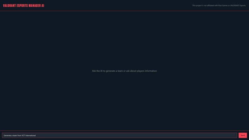 VALORANT Esports Manager AI – screenshot 1