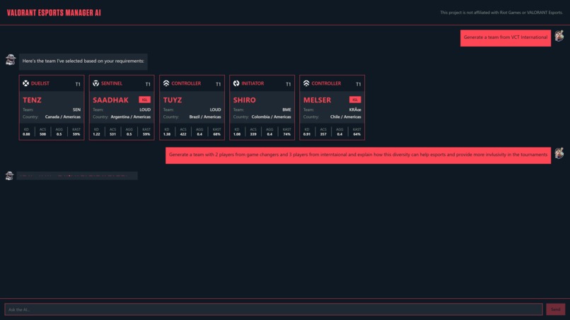 VALORANT Esports Manager AI – screenshot 2