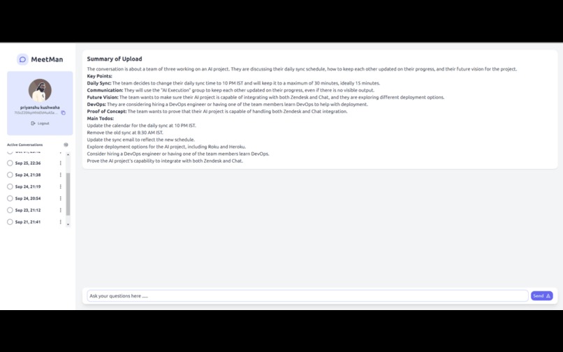 Meetman – screenshot 2