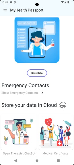 MyHealth Passport – screenshot 2