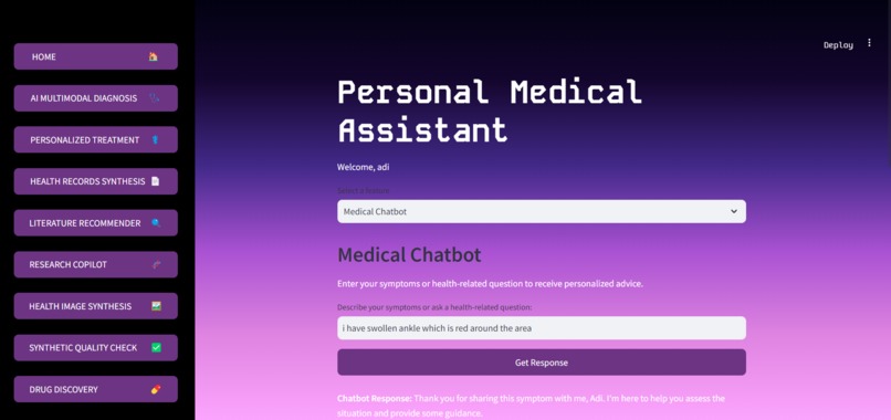 GenAI Medical Research, Treatment and Research Copilot – screenshot 6