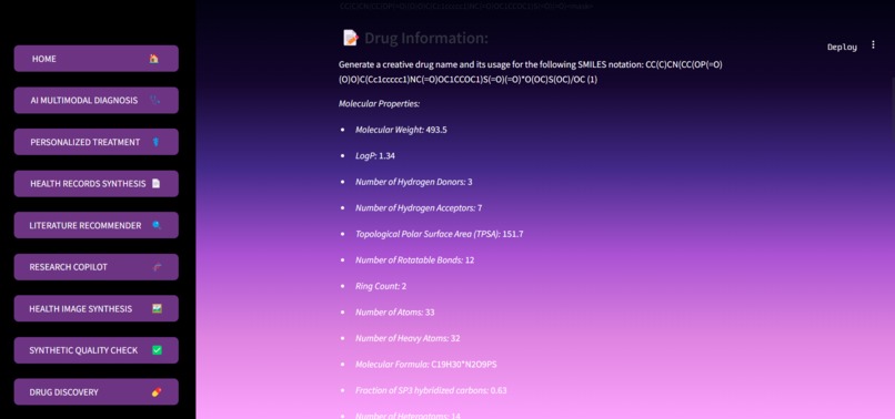 GenAI Medical Research, Treatment and Research Copilot – screenshot 25