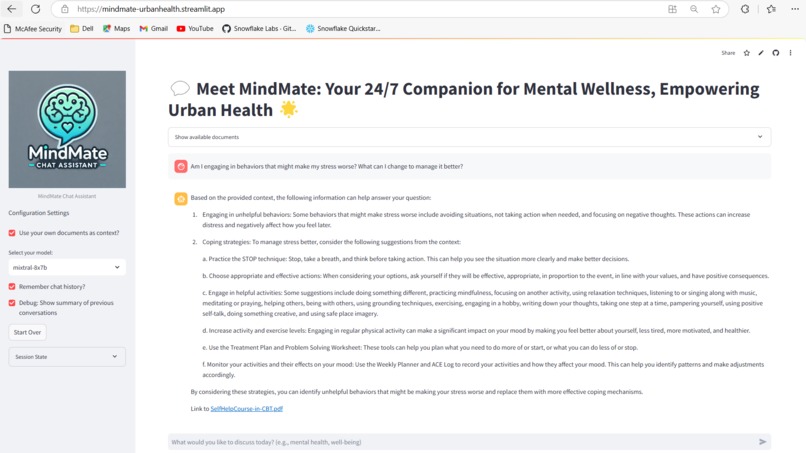MindMate - Urban Health Bot  – screenshot 6