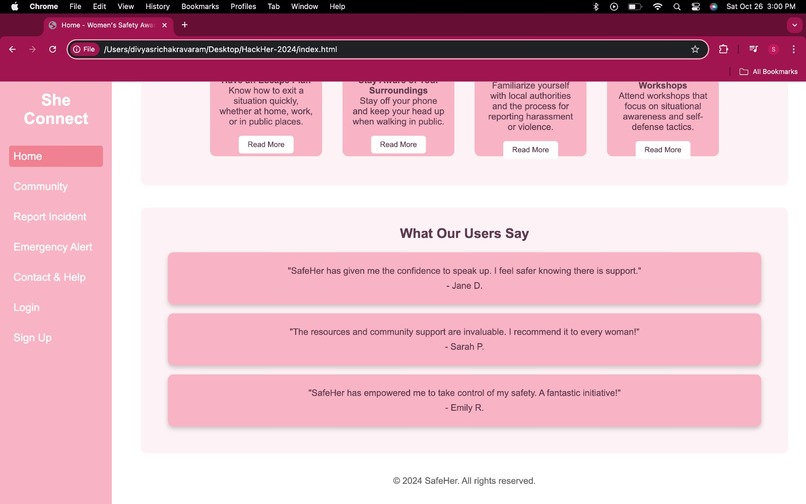 She-Connect – screenshot 3