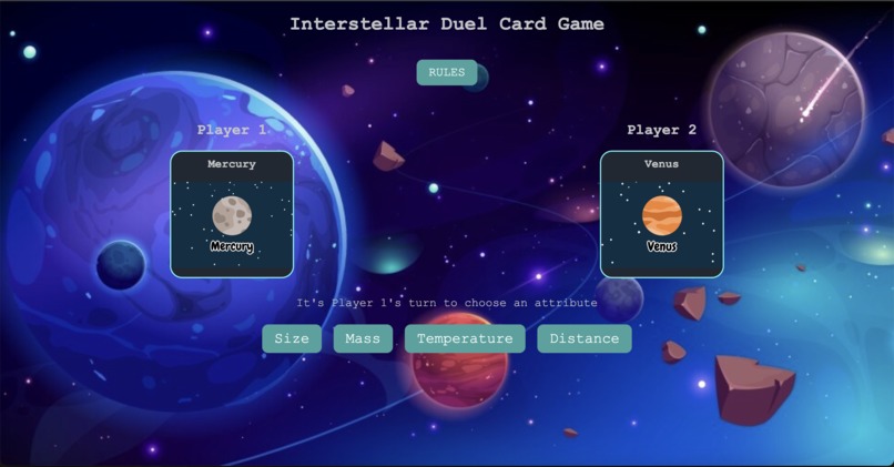 Interstellar Duel Card Game – screenshot 1