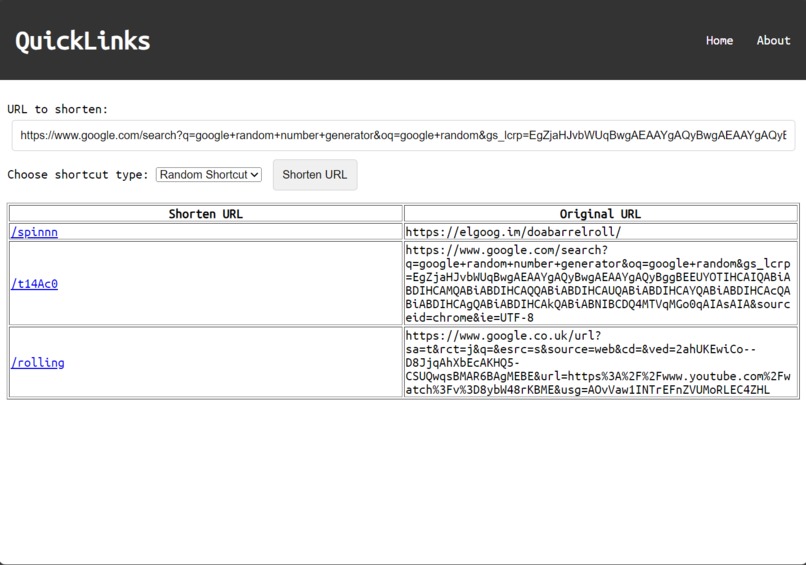 QuickLinks – screenshot 1