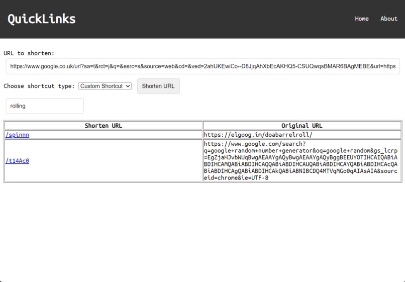QuickLinks – screenshot 3