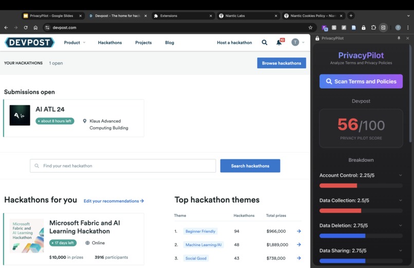 Privacy Pilot: Your Privacy Rights at a Glance – screenshot 1