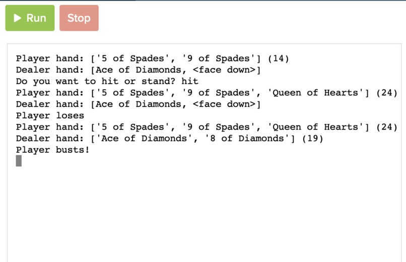 Blackjack – screenshot 1