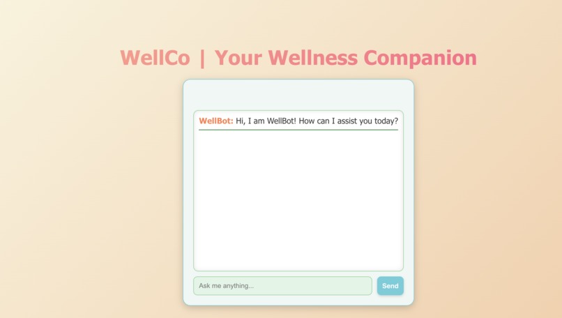 WellCo | Your Wellness Companion – screenshot 2