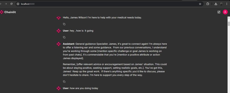 MultiAgentHealthCareAssistant – screenshot 4