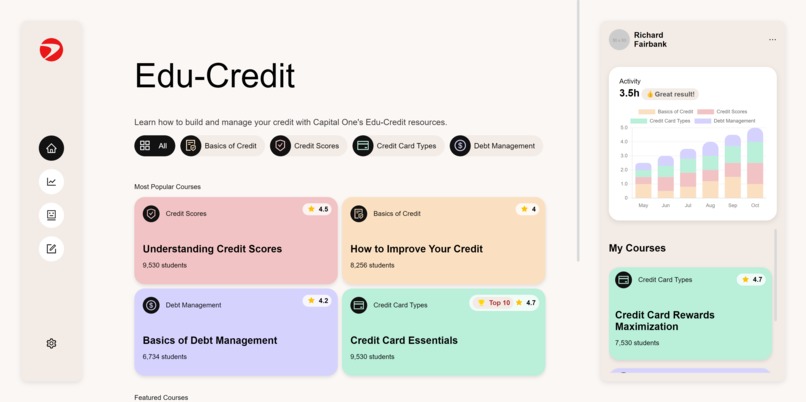 Capital One's Edu-Credit – screenshot 1