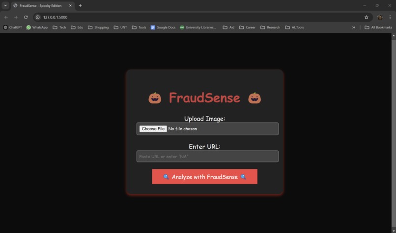 FraudSense_AI – screenshot 1