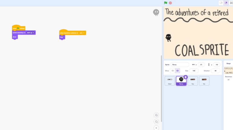 Adventures of a Retired Coal Sprite: Part 1 Origins Game – screenshot 1