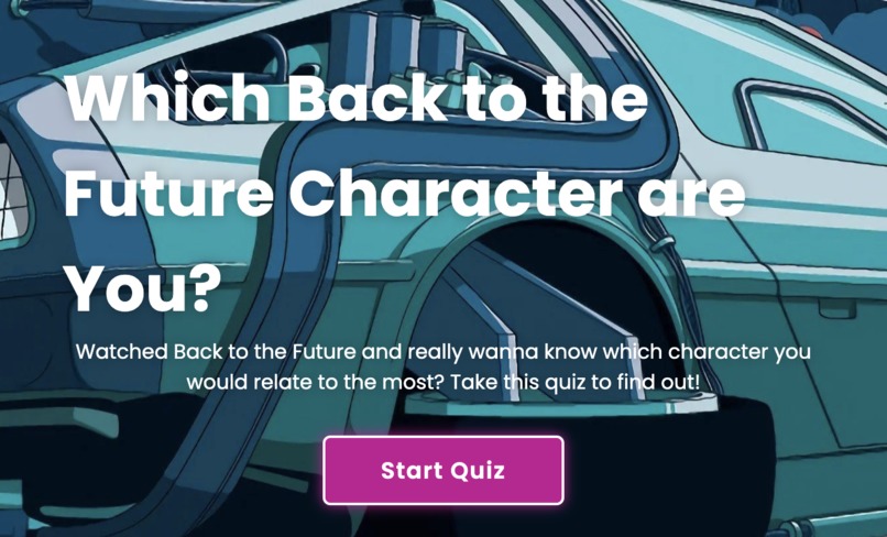 Which Back to the Future Character are You? – screenshot 1
