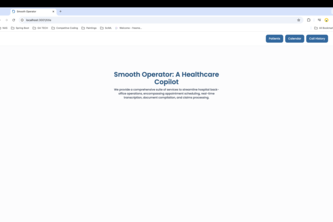 Smooth Operator: A Healthcare Copilot