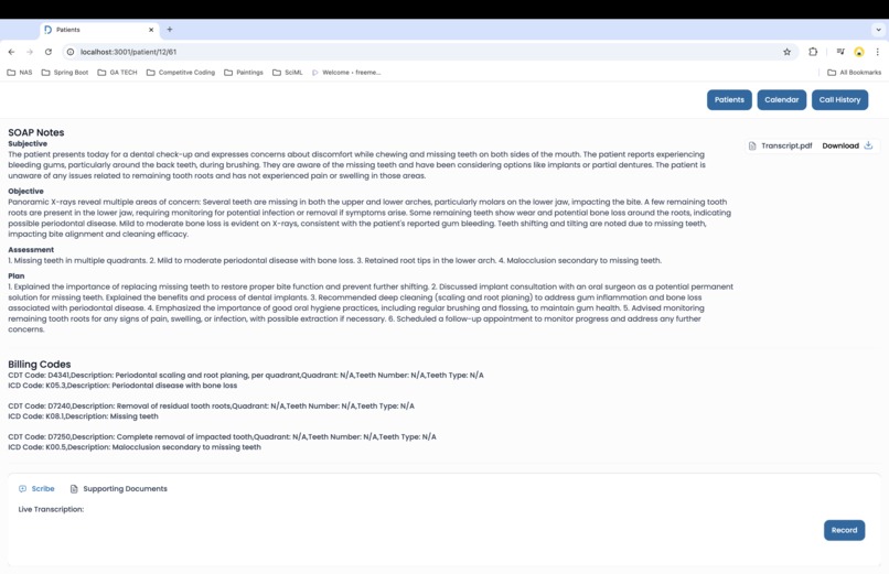 Smooth Operator: A Healthcare Copilot – screenshot 5